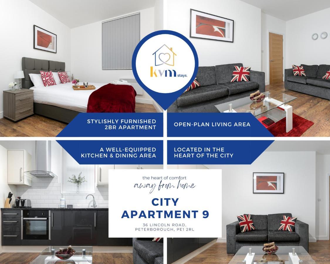 Kvm - City Apartment 9 - Contractors - Town Centre By Kvm Stays 피터버러 외부 사진